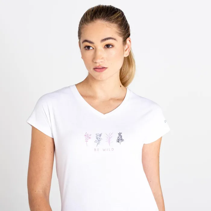 Dare 2b Graphic TShirts Moments Graphic Tee White 8211 Women