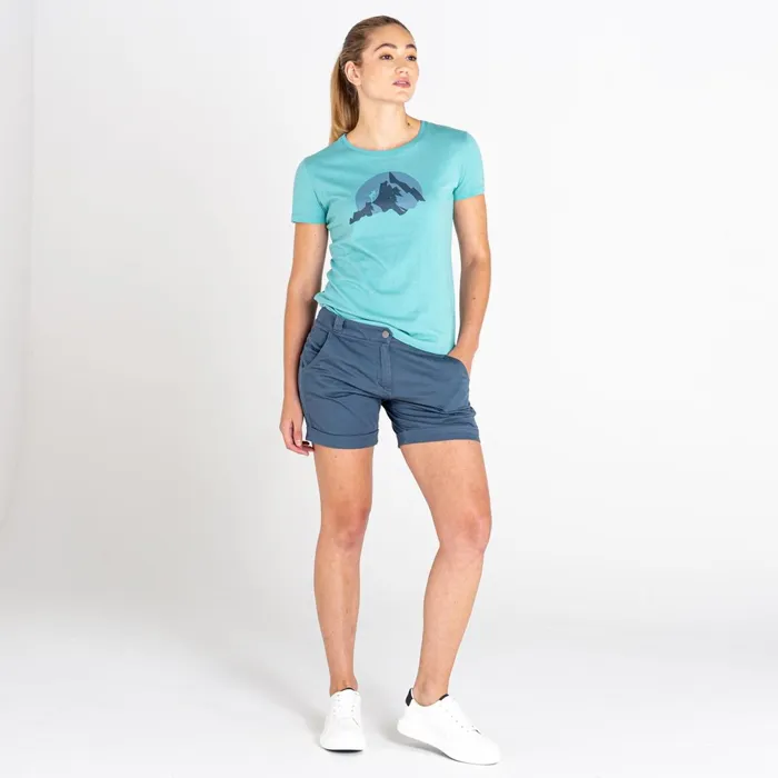 Dare 2b Graphic TShirts Peace Of Mind Graphic Tee Meadowbrook Green 8211 Women