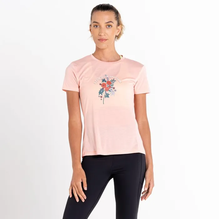 Dare 2b Graphic TShirts Sense Of Calm Graphic TShirt Apricot Blush 8211 Women Dare 2b Graphic TShirts Sense Of Calm Graphic TShirt Apricot Blush 8211 Women