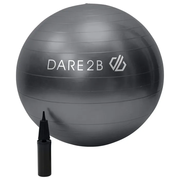 Dare 2b Gym Accessories Fitness Ball With Pump Ebony Grey 8211 Women Dare 2b Gym Accessories Fitness Ball With Pump Ebony Grey 8211 Women