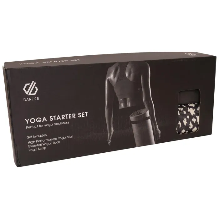 Dare 2b Gym Accessories Yoga Starter Set Black White Dot Print 8211 Women