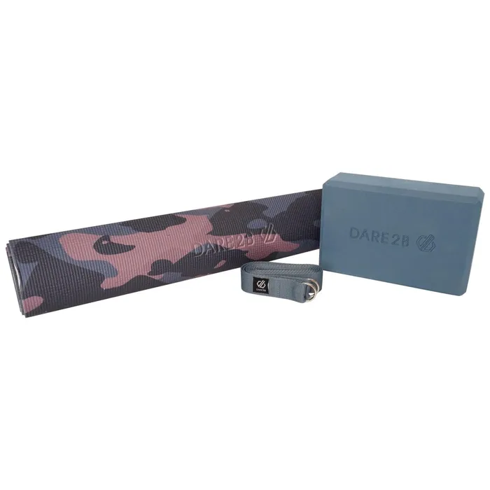 Dare 2b Gym Accessories Yoga Starter Set Powder Pink Camo 8211 Women