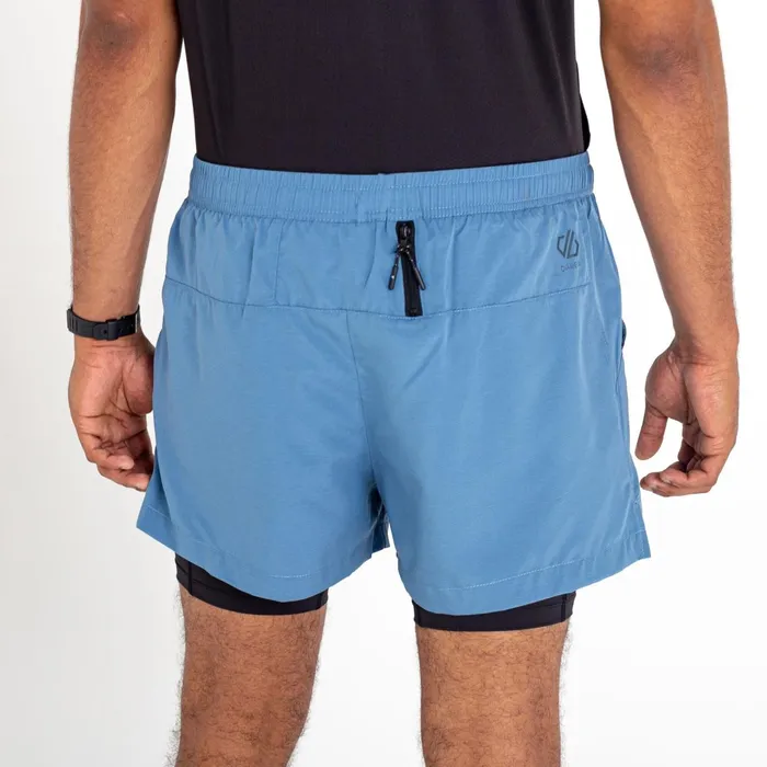 Dare 2b Gym Shorts Recreate Ii 2In1 Shorts Stellar Blue 8211 Men
