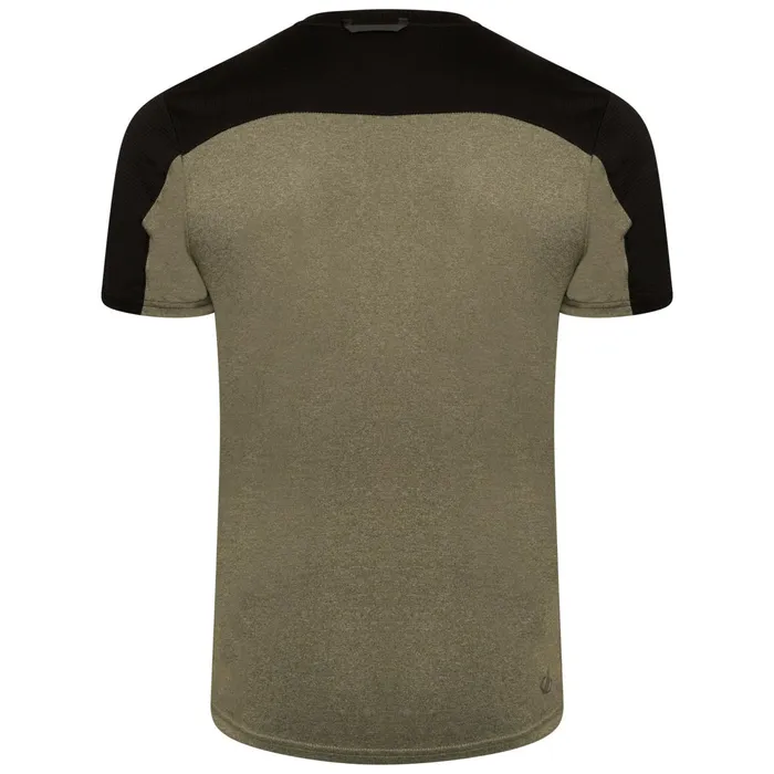 Dare 2b Gym Tops Aces Iii Recycled Zip Up Jersey Agave Green Marl Black 8211 Men
