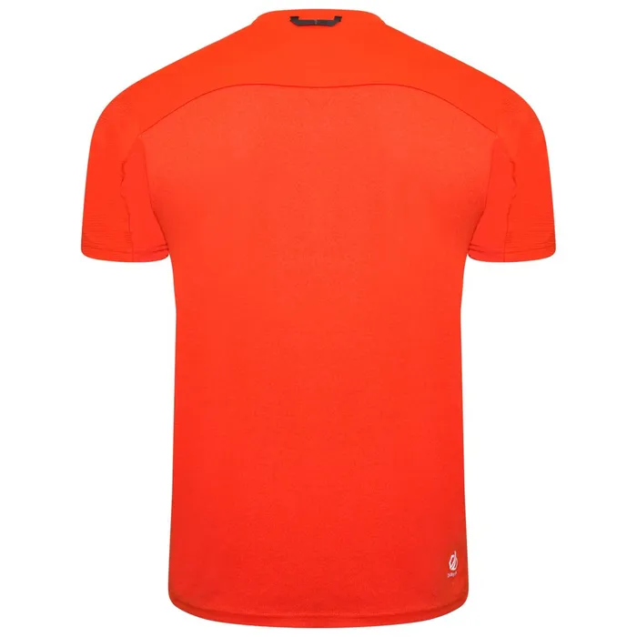 Dare 2b Gym Tops Aces Iii Recycled Zip Up Jersey Burnt Salmon Marl 8211 Men