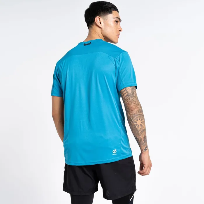 Dare 2b Gym Tops Aces Iii Recycled Zip Up Jersey Fjord Blue 8211 Men