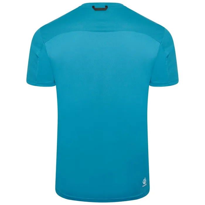 Dare 2b Gym Tops Aces Iii Recycled Zip Up Jersey Fjord Blue 8211 Men