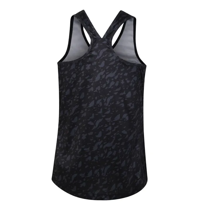 Dare 2b Gym Tops Ardency Ii Recycled Lightweight Vest Black Leaf Flow Print 8211 Women