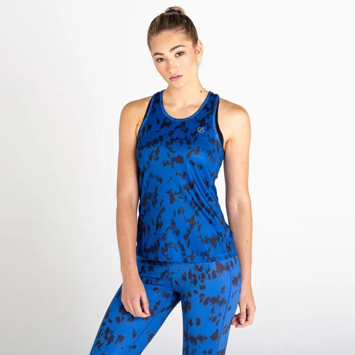 Dare 2b Gym Tops Ardency Ii Recycled Lightweight Vest Space Blue Tie Dye 8211 Women