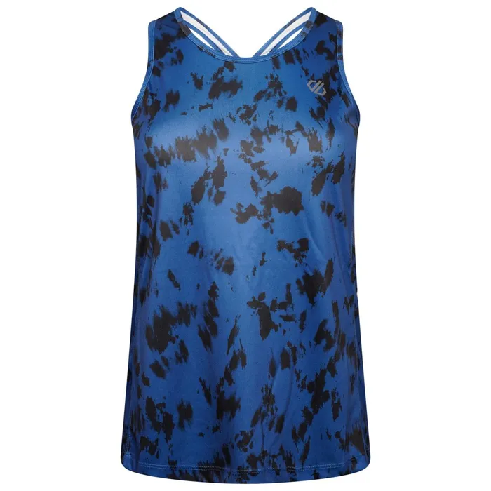 Dare 2b Gym Tops Ardency Ii Recycled Lightweight Vest Space Blue Tie Dye 8211 Women