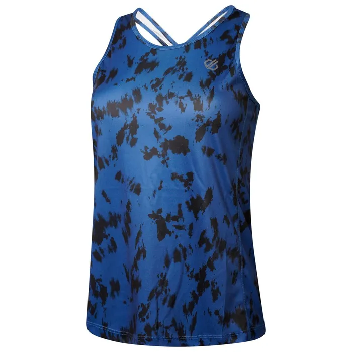 Dare 2b Gym Tops Ardency Ii Recycled Lightweight Vest Space Blue Tie Dye 8211 Women