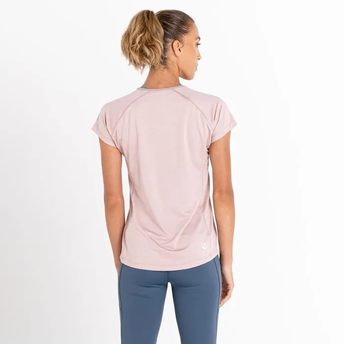 Dare 2b Gym Tops Corral Lightweight Tee Dusky Rose Marl 8211 Women