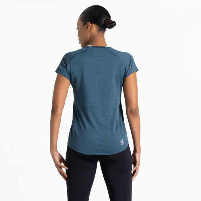 Dare 2b Gym Tops Corral Lightweight Tee Orion Grey Marl 8211 Women