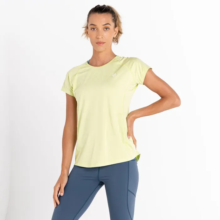 Dare 2b Gym Tops Corral Lightweight Tee Sharp Green Marl 8211 Women