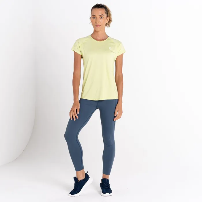 Dare 2b Gym Tops Corral Lightweight Tee Sharp Green Marl 8211 Women