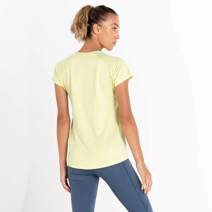 Dare 2b Gym Tops Corral Lightweight Tee Sharp Green Marl 8211 Women