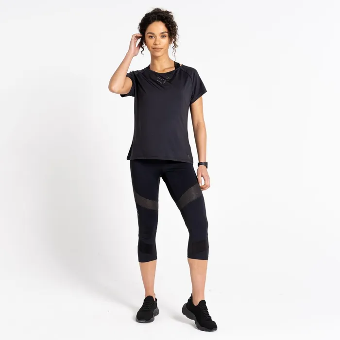 Dare 2b Gym Tops Crystallize Active Tee Black 8211 Women