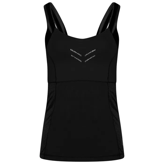 Dare 2b Gym Tops Crystallize Recycled Fitted Vest Black 8211 Women