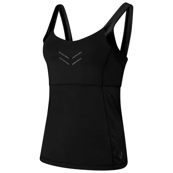 Dare 2b Gym Tops Crystallize Recycled Fitted Vest Black 8211 Women