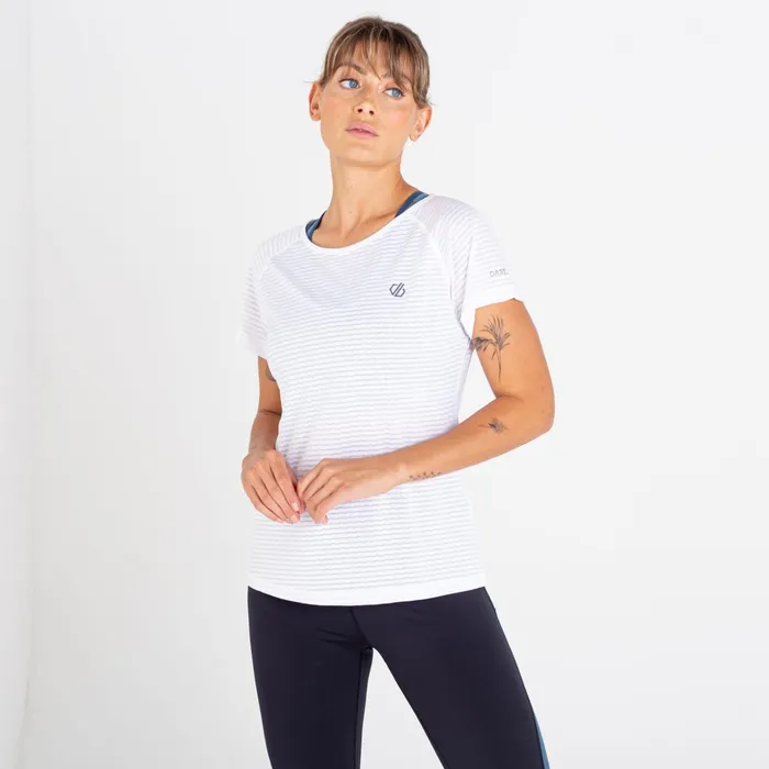 Dare 2b Gym Tops Defy Ii Lightweight Tee White 8211 Women