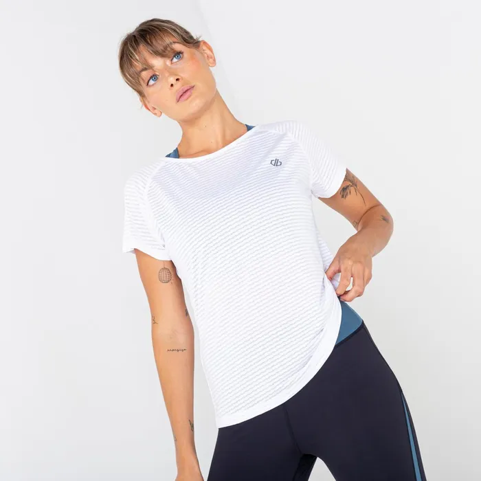 Dare 2b Gym Tops Defy Ii Lightweight Tee White 8211 Women