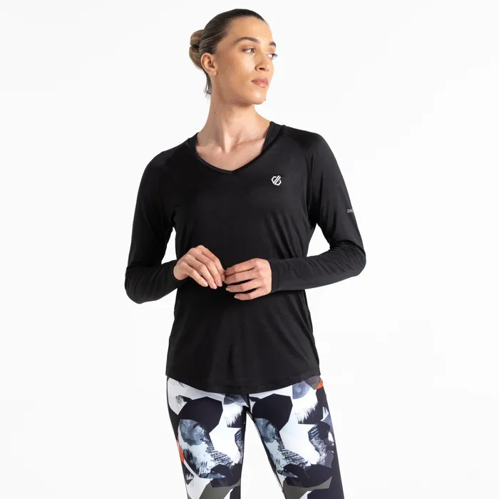 Dare 2b Gym Tops Discern Lightweight Tee Black 8211 Women