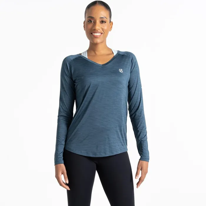 Dare 2b Gym Tops Discern Lightweight Tee Orion Grey 8211 Women