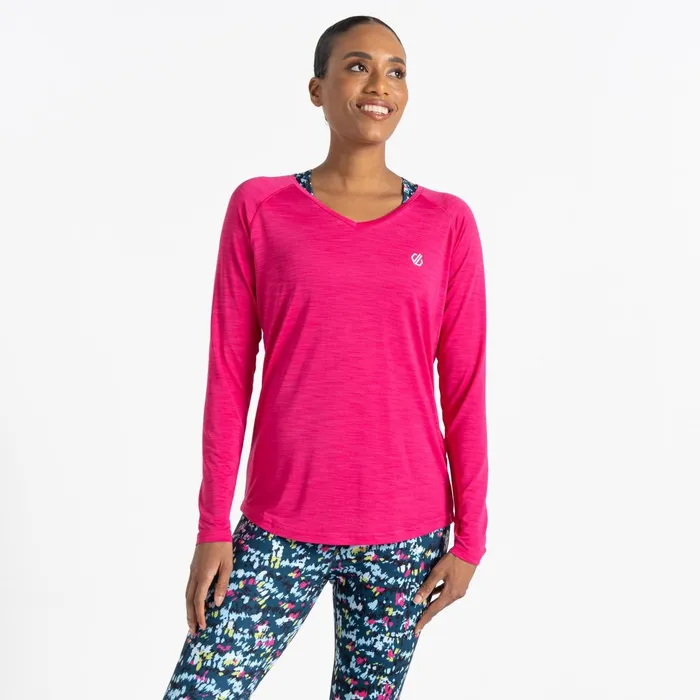 Dare 2b Gym Tops Discern Lightweight Tee Pure Pink 8211 Women