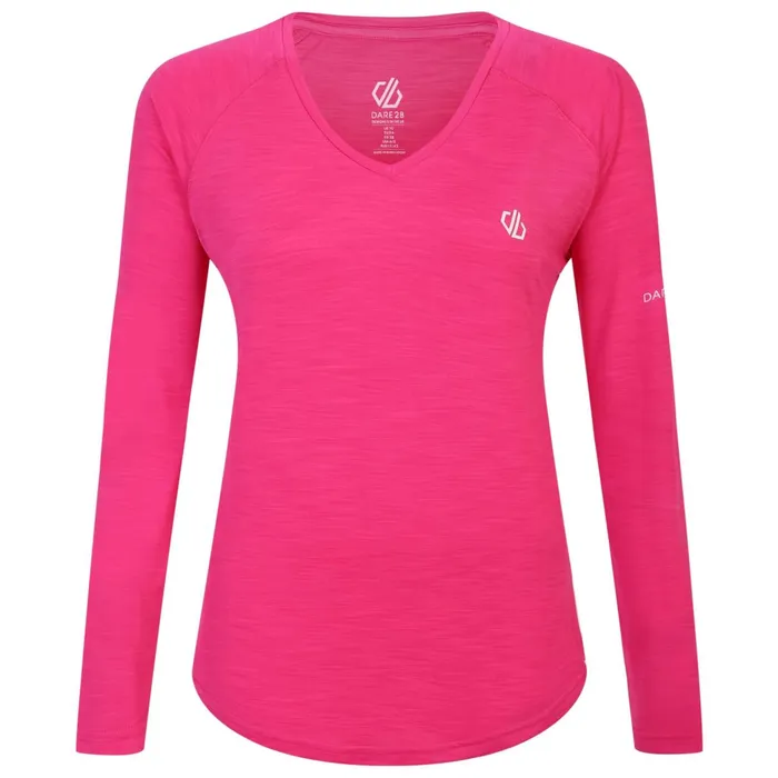 Dare 2b Gym Tops Discern Lightweight Tee Pure Pink 8211 Women