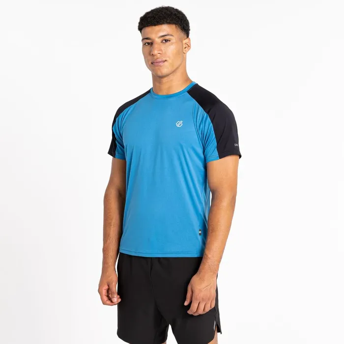 Dare 2b Gym Tops Discernible Iii TShirt Deep Water Black 8211 Men