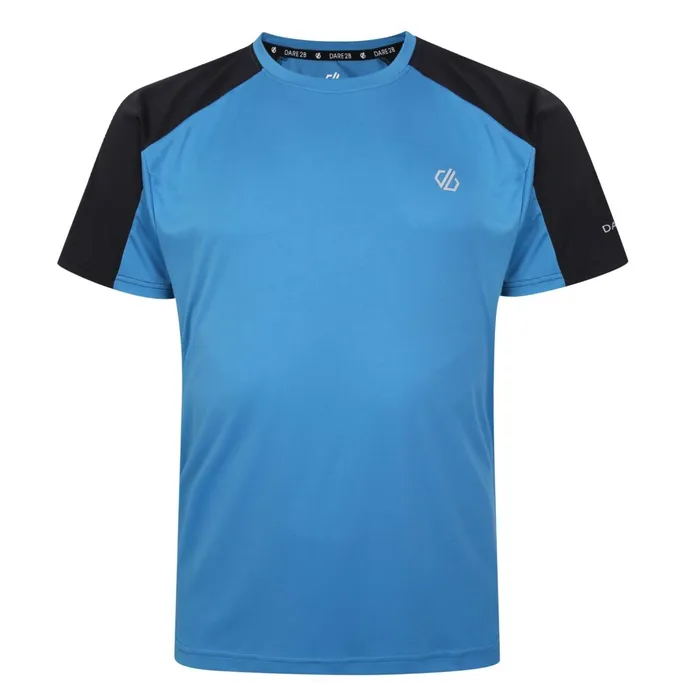 Dare 2b Gym Tops Discernible Iii TShirt Deep Water Black 8211 Men