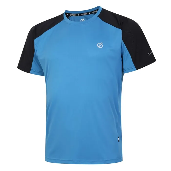 Dare 2b Gym Tops Discernible Iii TShirt Deep Water Black 8211 Men
