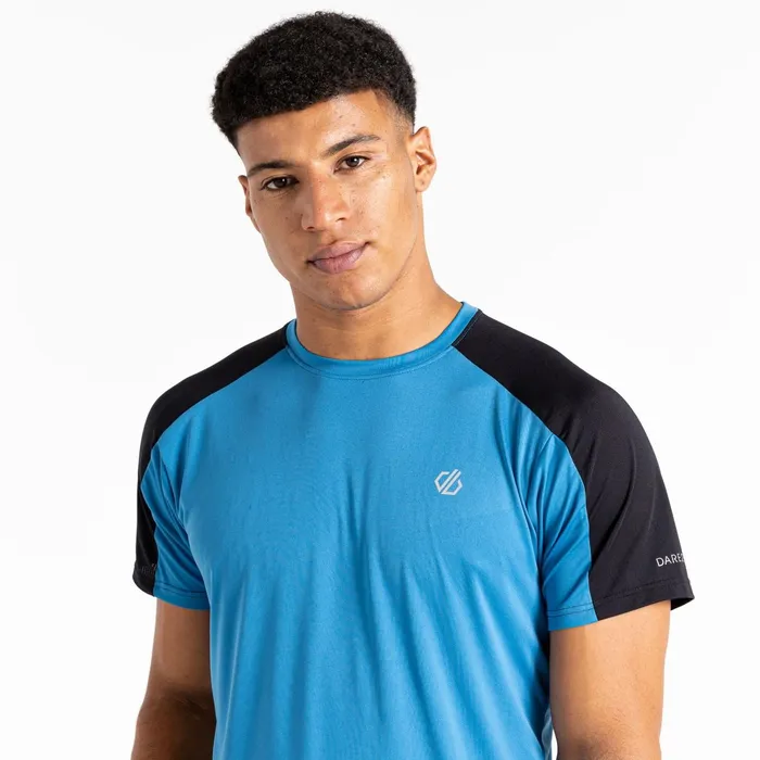 Dare 2b Gym Tops Discernible Iii TShirt Deep Water Black 8211 Men