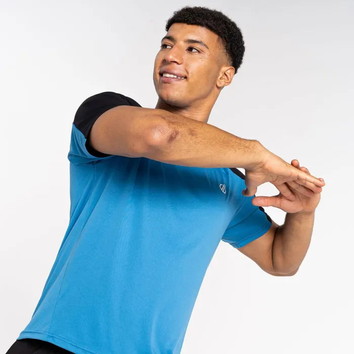 Dare 2b Gym Tops Discernible Iii TShirt Deep Water Black 8211 Men