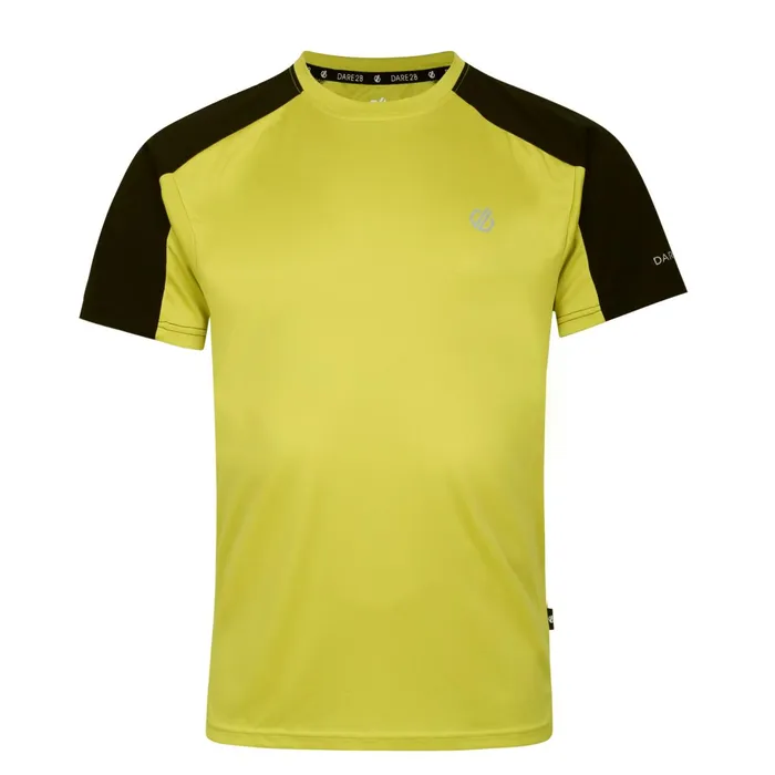 Dare 2b Gym Tops Discernible Iii TShirt Green Algae Black 8211 Men