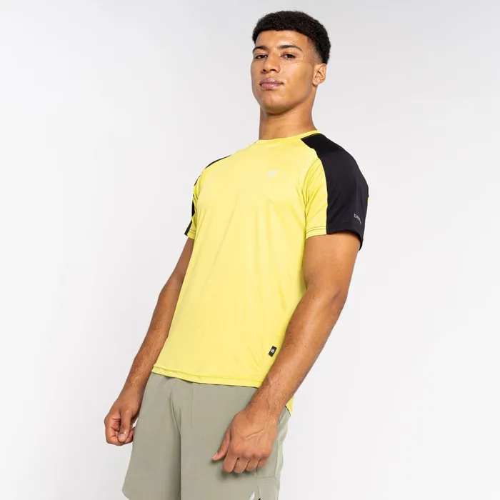 Dare 2b Gym Tops Discernible Iii TShirt Green Algae Black 8211 Men