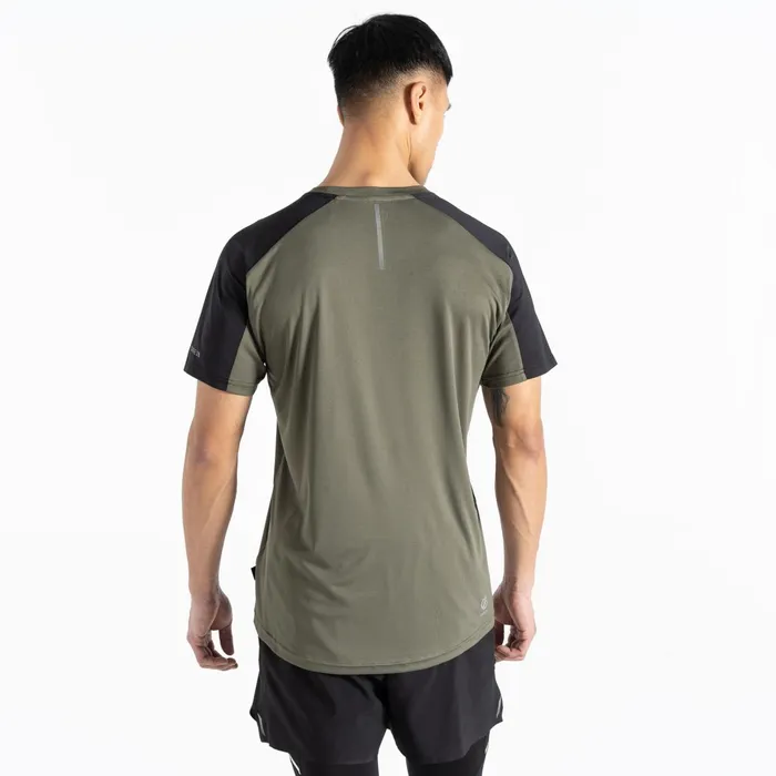 Dare 2b Gym Tops Discernible Iii TShirt Lichen Green Black 8211 Men