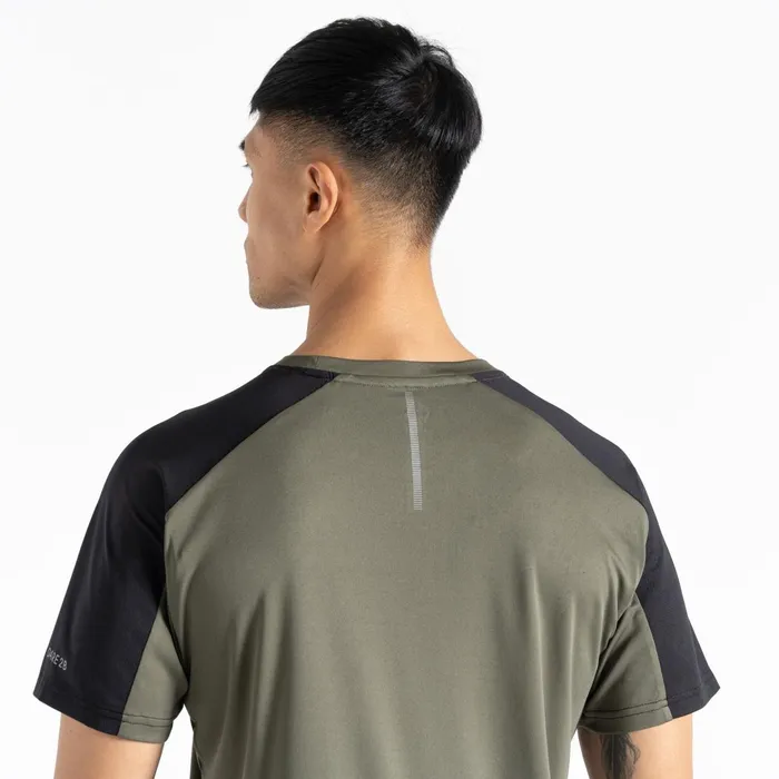Dare 2b Gym Tops Discernible Iii TShirt Lichen Green Black 8211 Men
