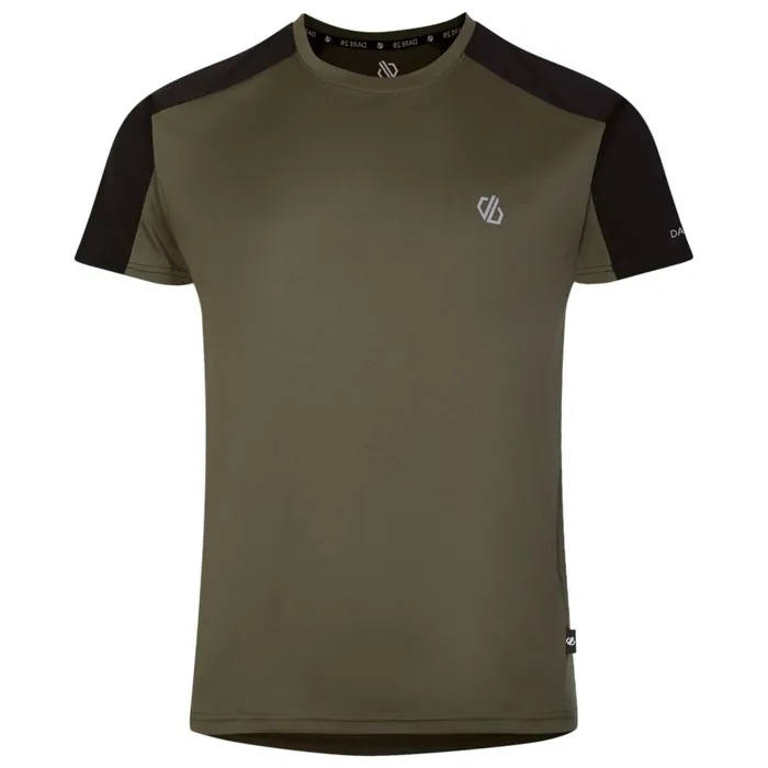 Dare 2b Gym Tops Discernible Iii TShirt Lichen Green Black 8211 Men