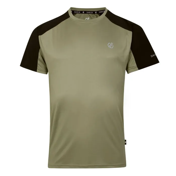 Dare 2b Gym Tops Discernible Iii TShirt Oil Green Black 8211 Men