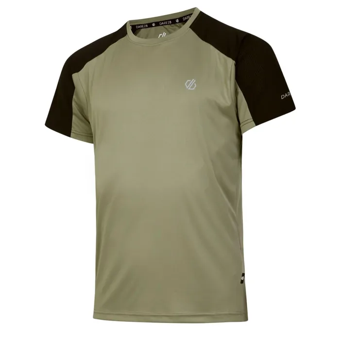 Dare 2b Gym Tops Discernible Iii TShirt Oil Green Black 8211 Men