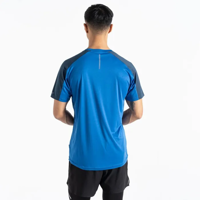 Dare 2b Gym Tops Discernible Iii TShirt Olympian Blue Moonlight Denim 8211 Men