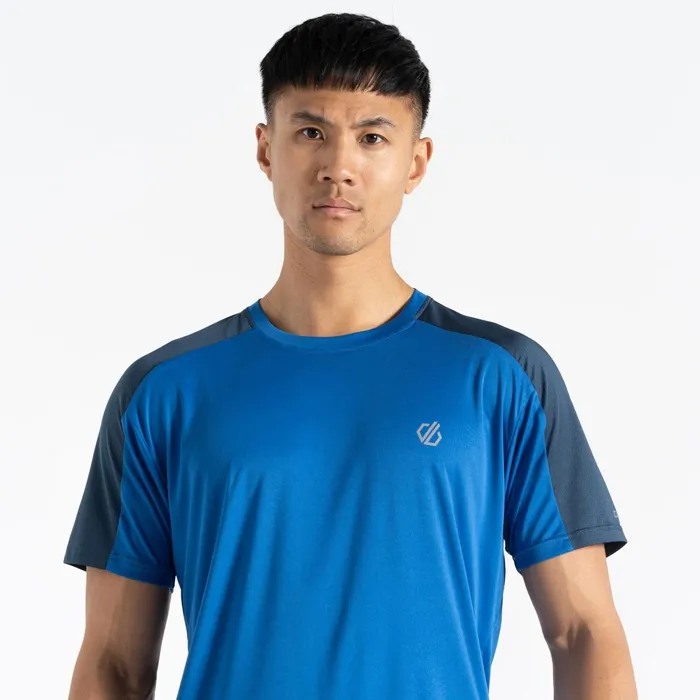 Dare 2b Gym Tops Discernible Iii TShirt Olympian Blue Moonlight Denim 8211 Men