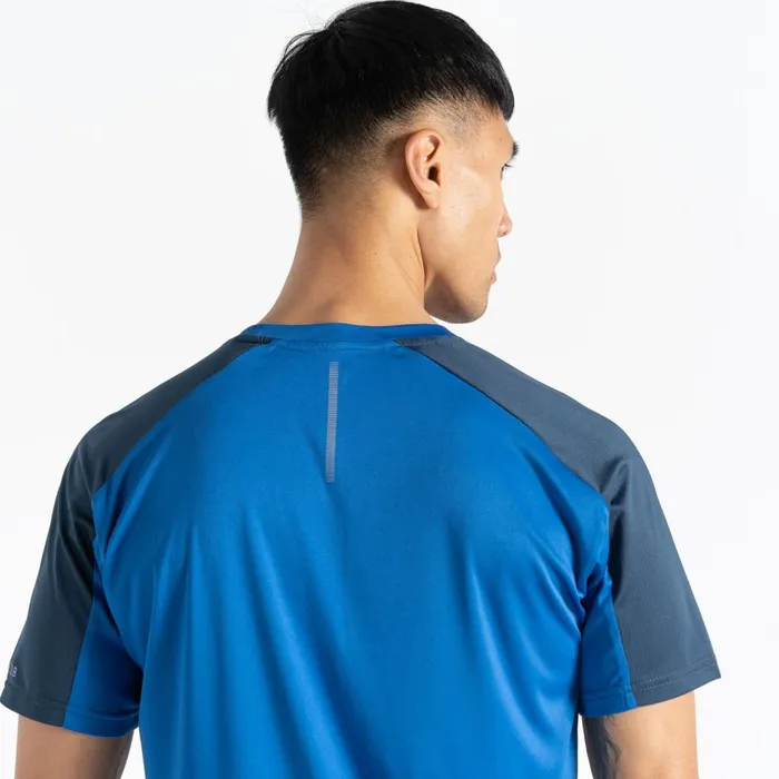 Dare 2b Gym Tops Discernible Iii TShirt Olympian Blue Moonlight Denim 8211 Men