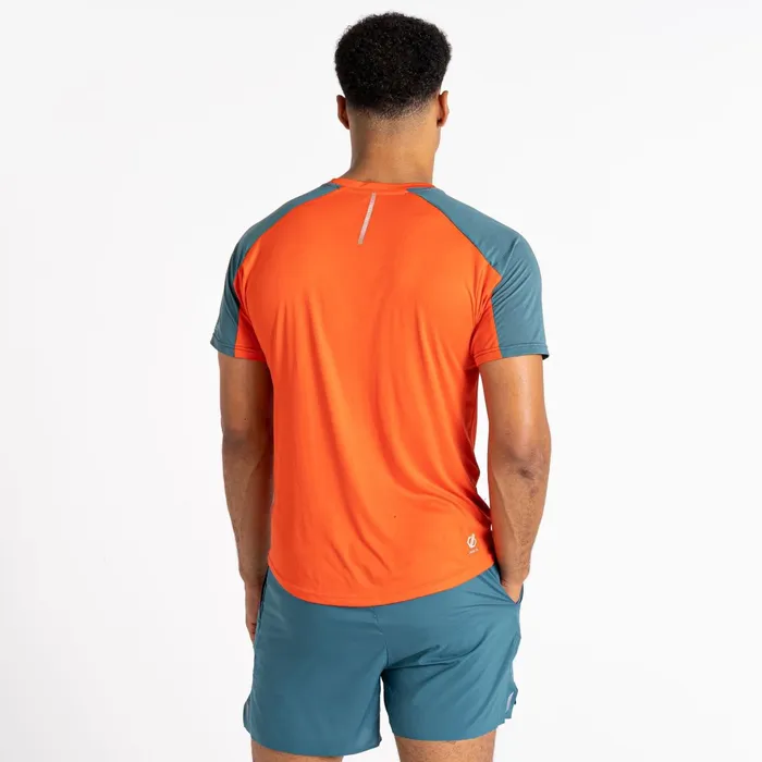 Dare 2b Gym Tops Discernible Iii TShirt Trail Blaze Mediterranean Green 8211 Men