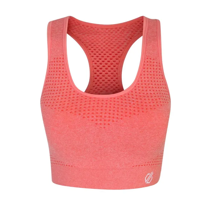 Dare 2b Gym Tops Don039t Sweat It Ii Sports Bra Apricot Blush Marl 8211 Women