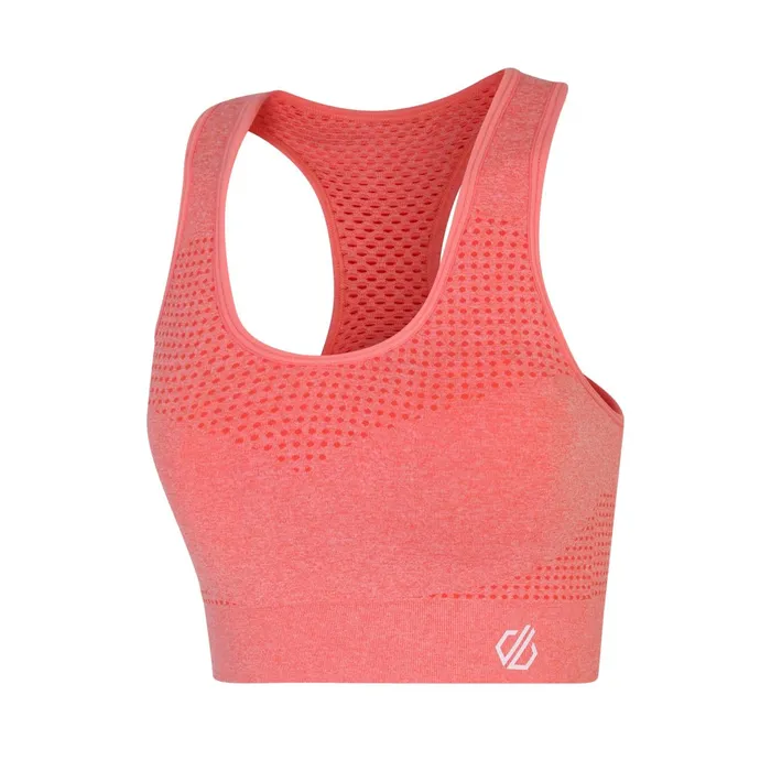 Dare 2b Gym Tops Don039t Sweat It Ii Sports Bra Apricot Blush Marl 8211 Women