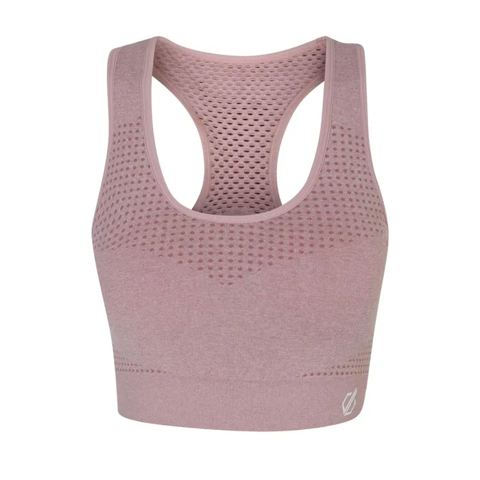 Dare 2b Gym Tops Don039t Sweat It Ii Sports Bra Dusky Rose Marl 8211 Women