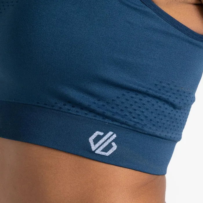 Dare 2b Gym Tops Don039t Sweat It Ii Sports Bra Moonlight Denim 8211 Women