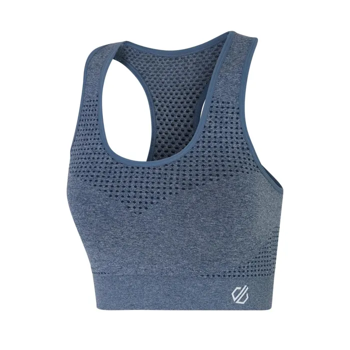 Dare 2b Gym Tops Don039t Sweat It Ii Sports Bra Moonlight Denim 8211 Women